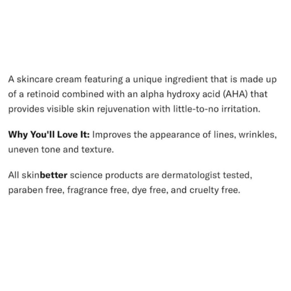 SKINBETTER SCIENCE 2 PACK ALPHARET OVERNIGHT NWT CREAM, 30ML - Picture 4 of 8